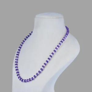 Elegant Amethyst & Pearl Beads Mala